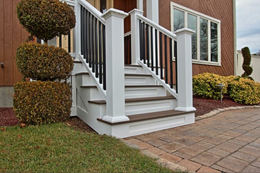 Image of stairs with railing